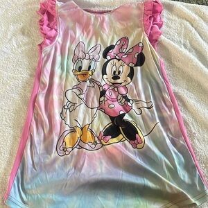 Minnie Mouse and Daisy short silk nightgown